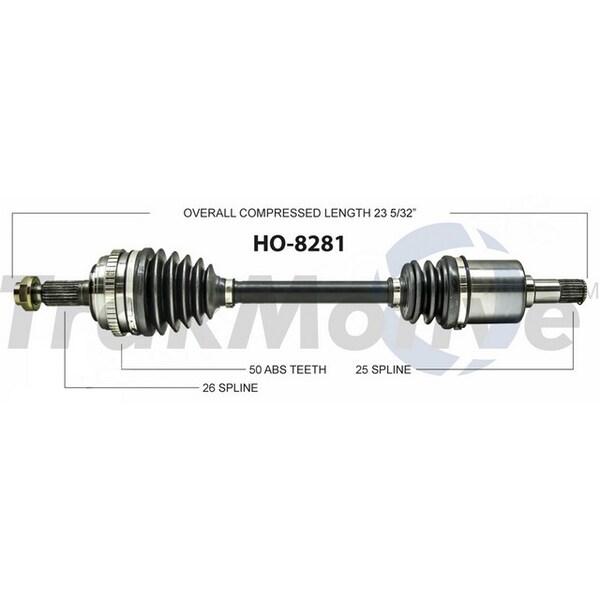 Surtrack Axle Cv Axle Shaft, Ho-8281 HO-8281 - main